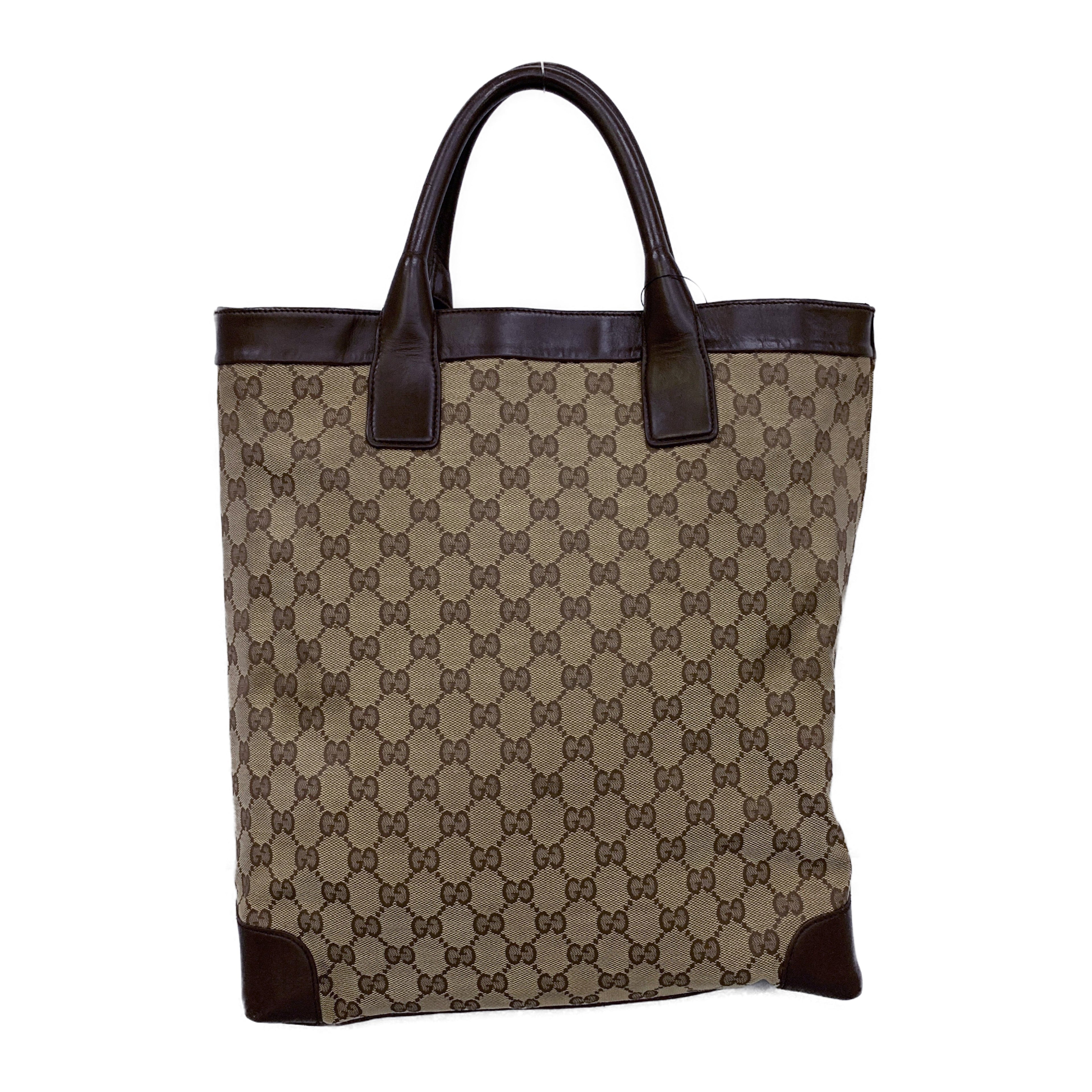 GUCCI Tote Bag/BRW/Canvas/All Over Print