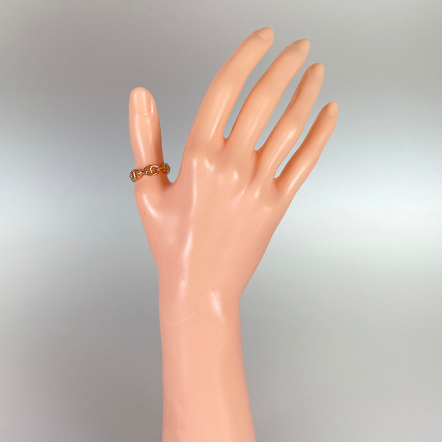 HERMES Chaine d'Ancre Anchene Ring