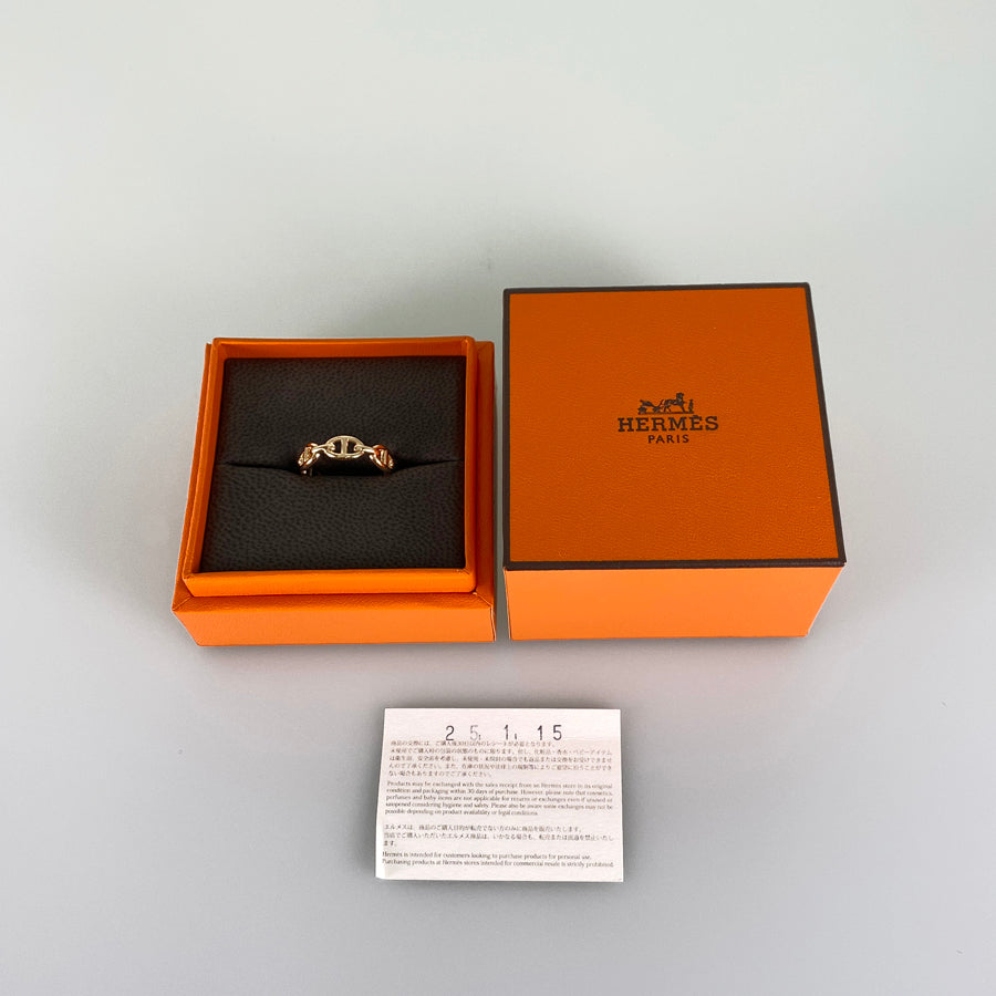 HERMES Chaine d'Ancre Anchene Ring