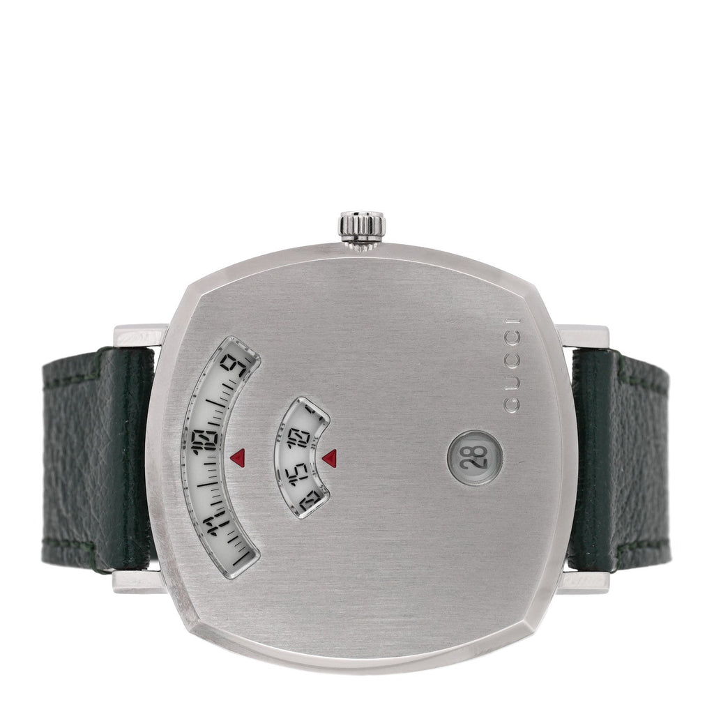 Gucci Stainless Steel Calfskin 35mm Grip Quartz Watch Green