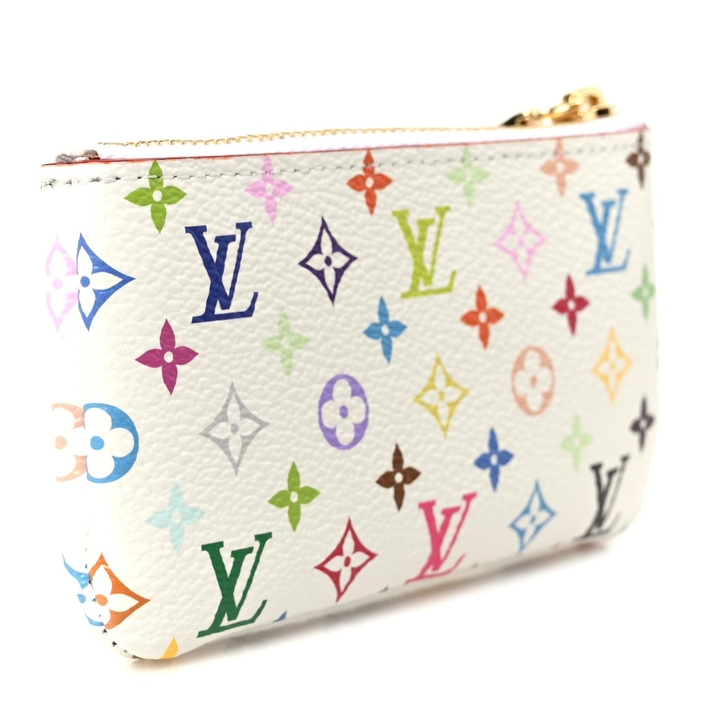 Louis Vuitton LV X TM Monogram Multicolor Key Pouch White