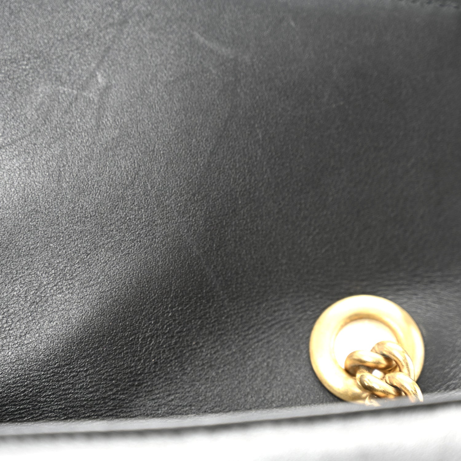 Gucci Calfskin Matelasse Medium GG Marmont Shoulder Bag Black