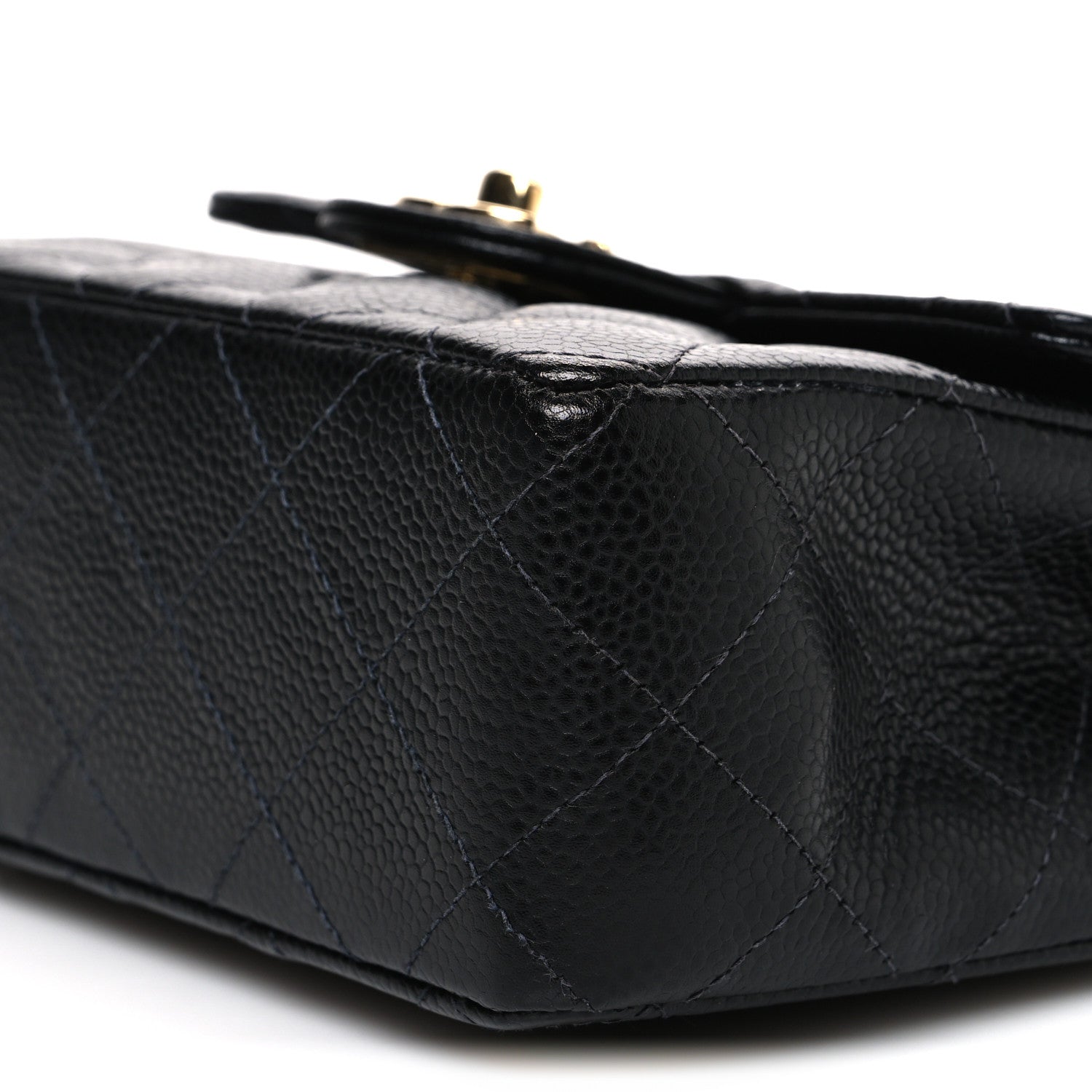 Chanel Caviar Quilted Mini Square Flap Black