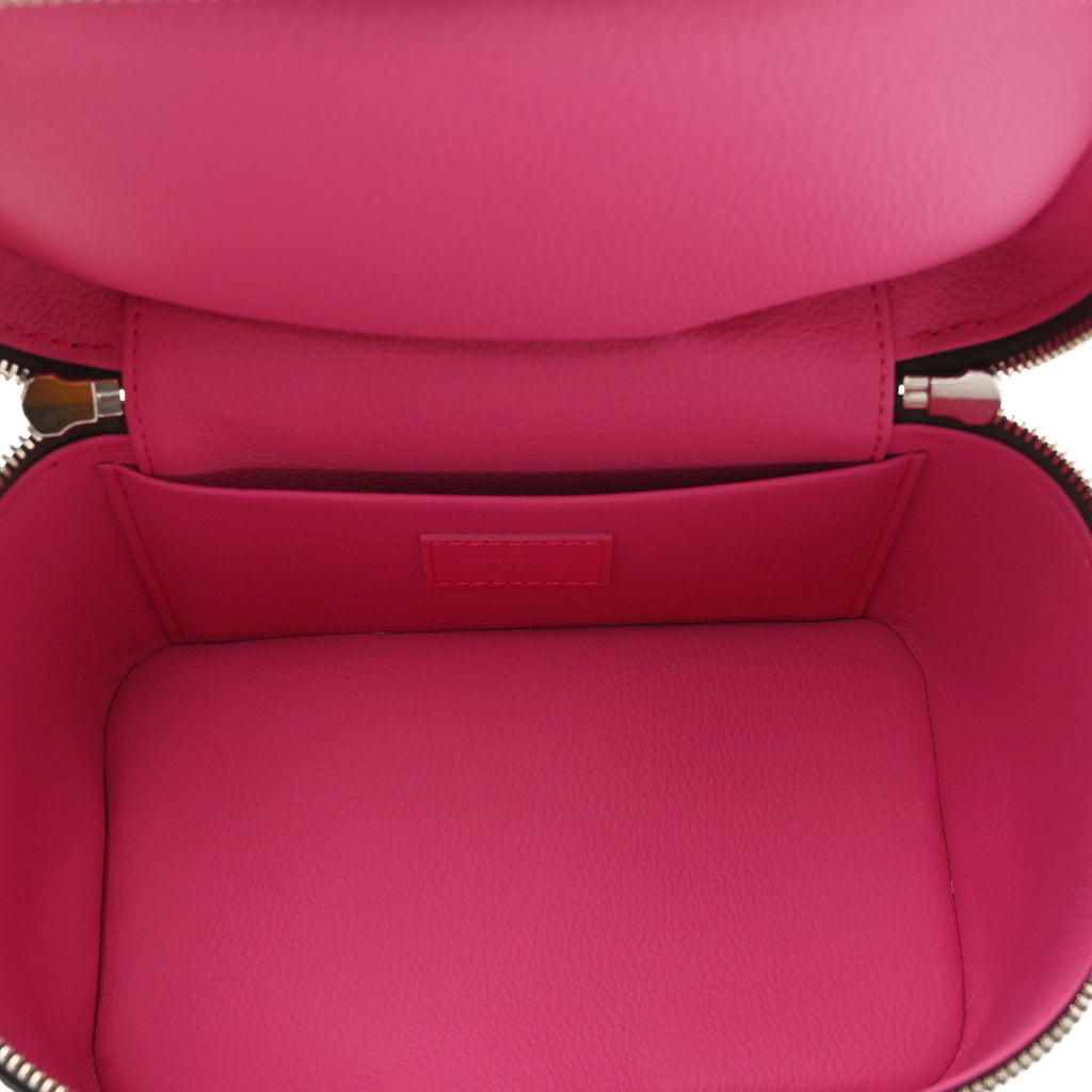Louis Vuitton Monogram Macassar Nice Mini Fuchsia