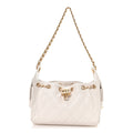 Chanel Caviar Quilted Mini Chanel 25 Handbag White