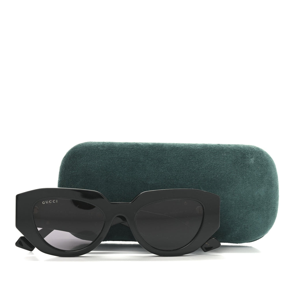 Gucci Acetate Cat Eye Sunglasses GG1421S Black