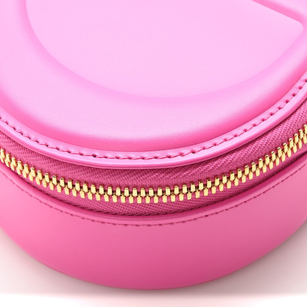 Christian Dior Calfskin CD Signature Oval Crossbody Camera Bag Rani Pink