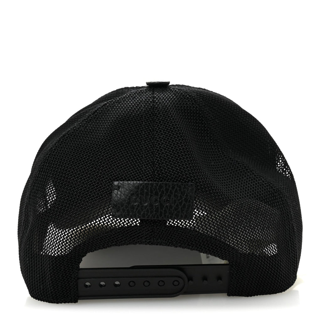 Gucci GG Supreme Monogram Baseball Hat S 57 Black