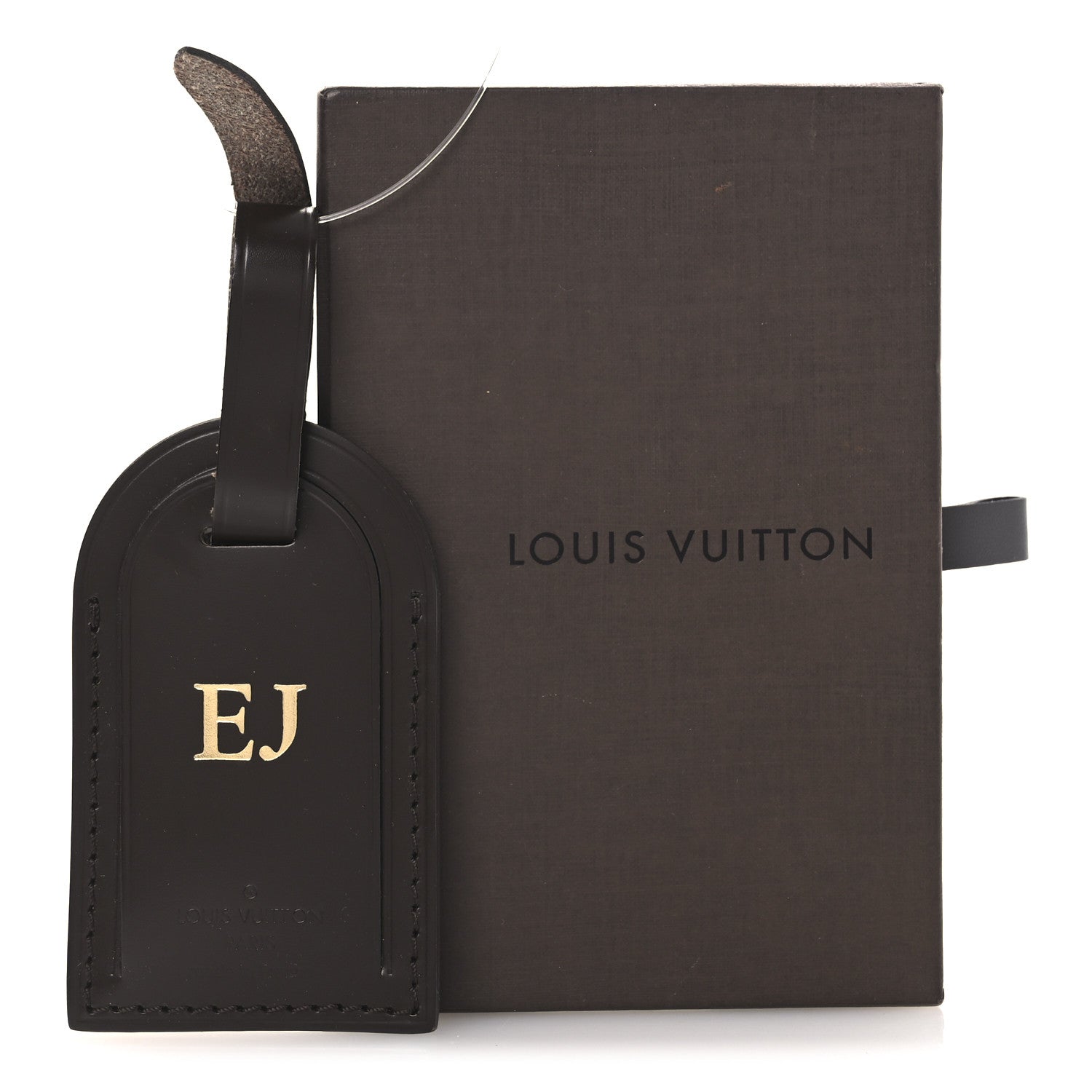 Louis Vuitton Calfskin Luggage Tag Ebene