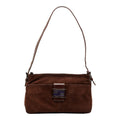Fendi Suede Shoulder Bag - '10s