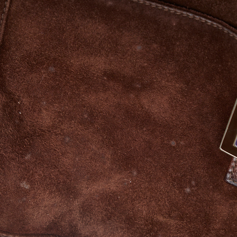 Fendi Suede Shoulder Bag - '10s