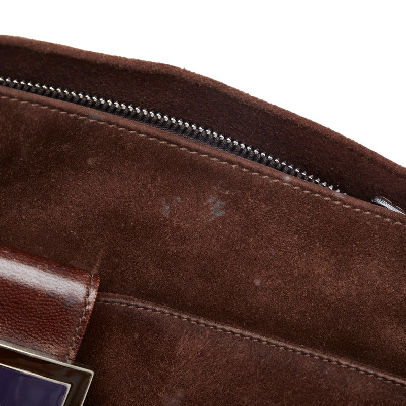 Fendi Suede Shoulder Bag - '10s
