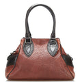 Fendi Etniko Leather Handbag - '10s