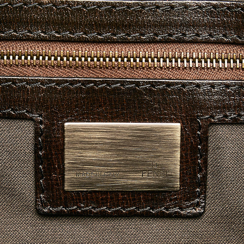 Fendi Etniko Leather Handbag - '10s