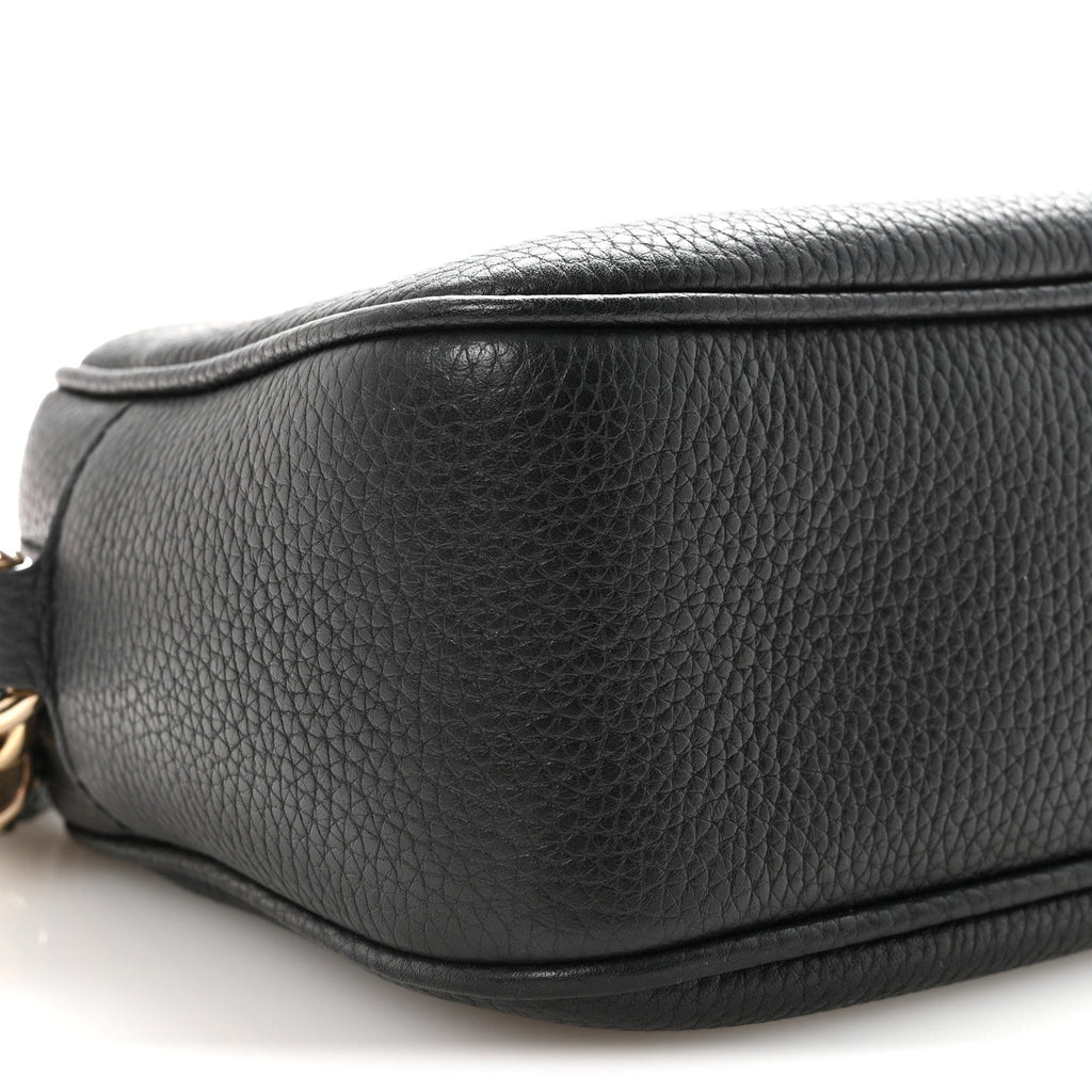 Gucci Pebbled Calfskin Small Soho Disco Bag Black