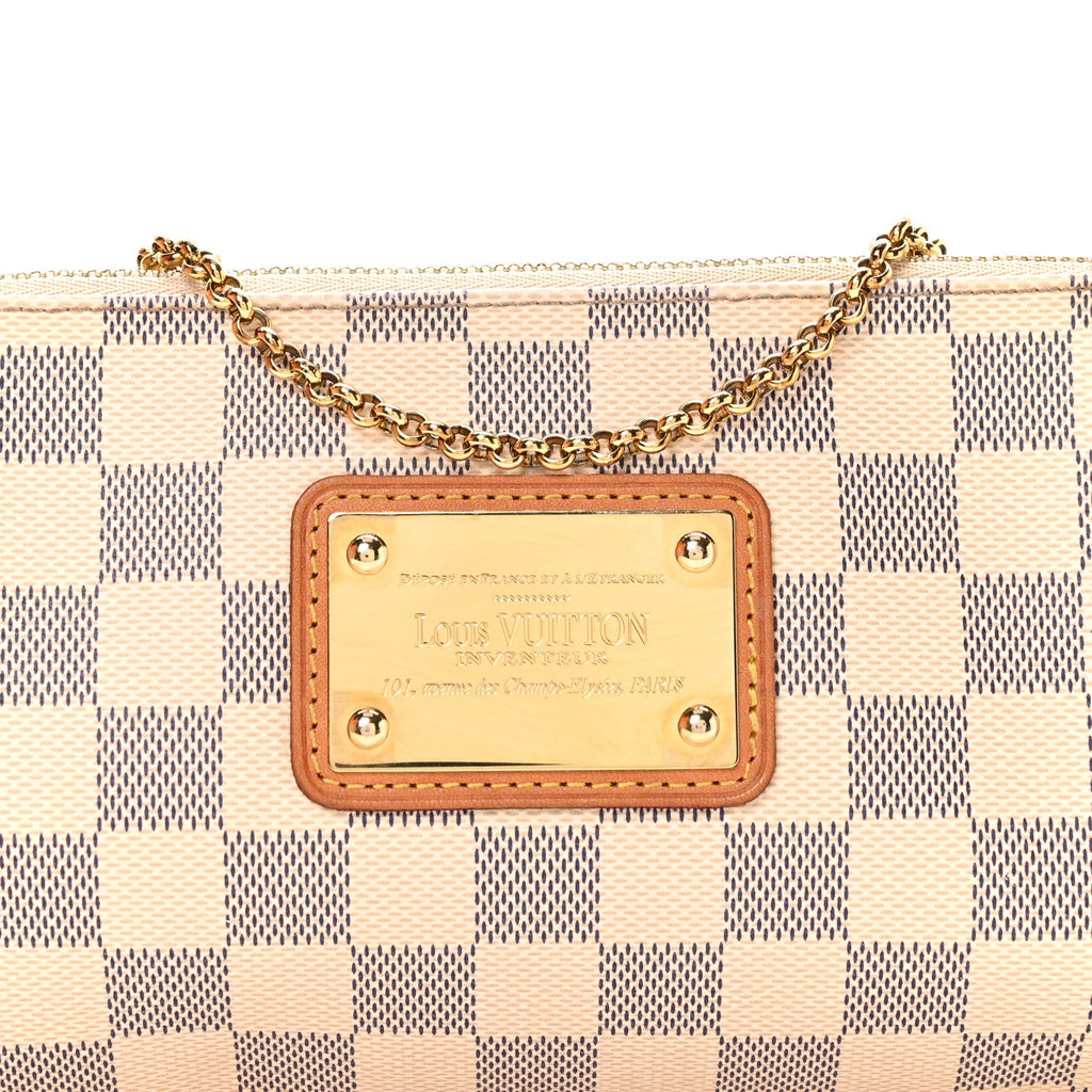 Louis Vuitton Damier Azur Eva Clutch