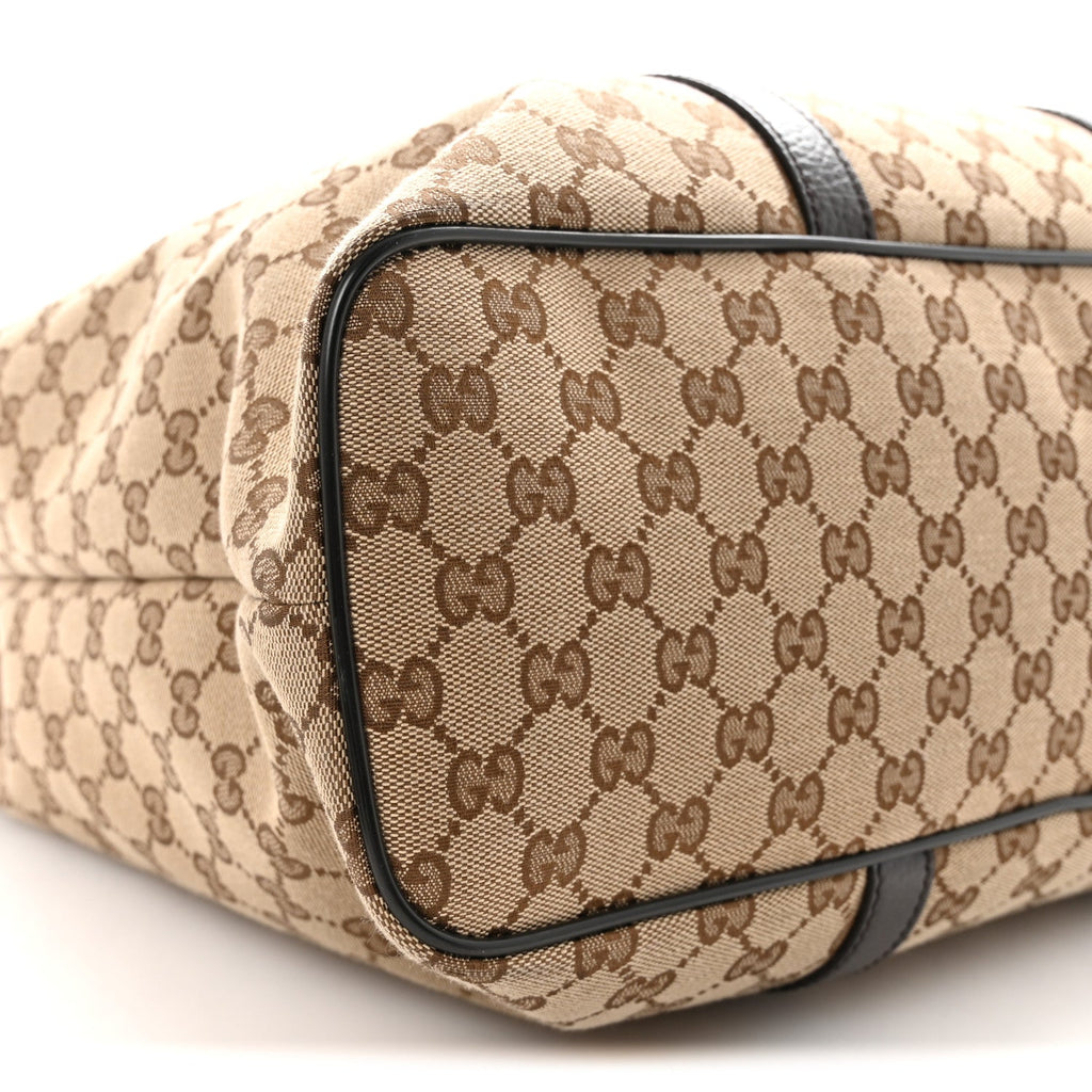 Gucci GG Monogram Large Joy Tote Bag Dark Brown