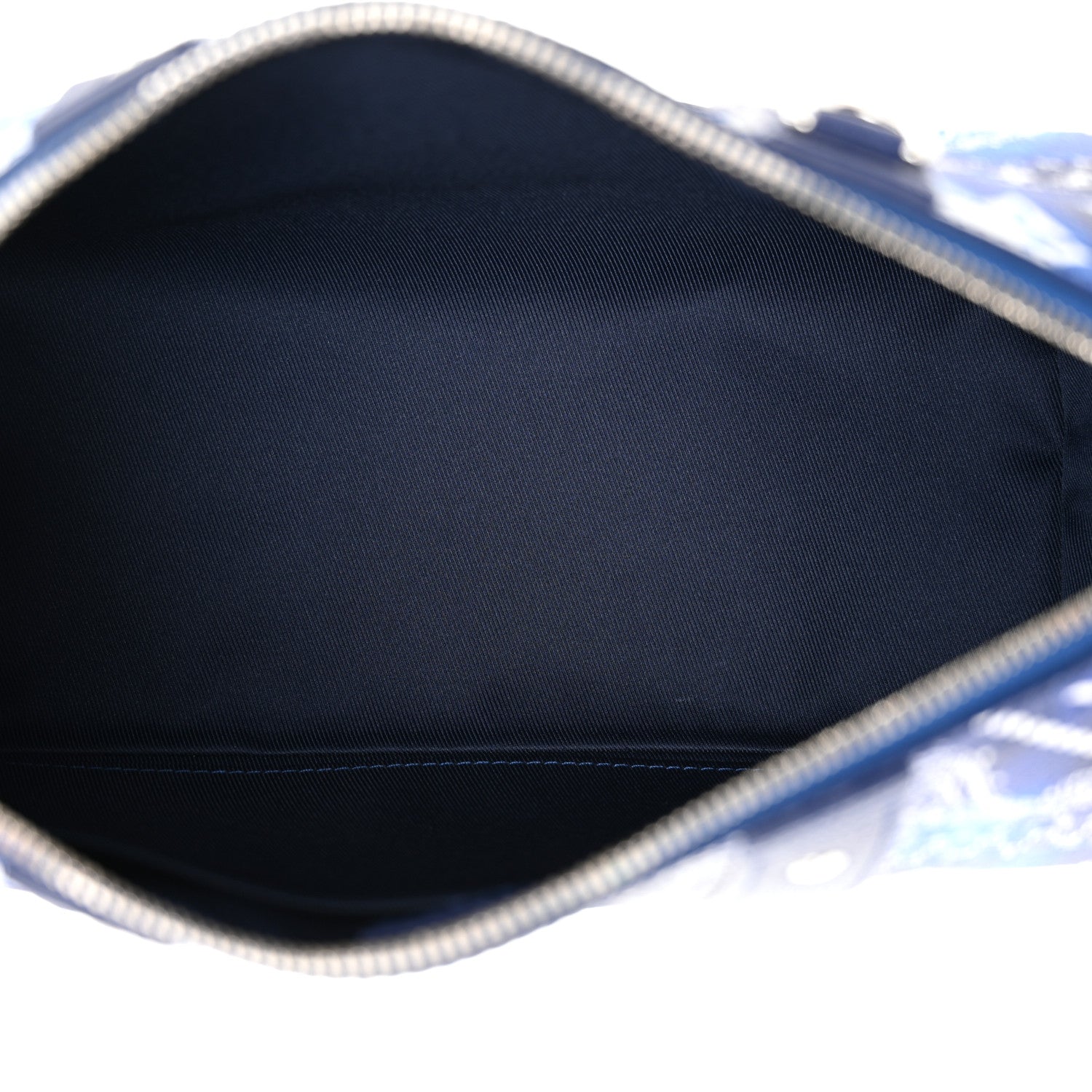 Louis Vuitton Cowhide Monogram Bandana City Keepall Blue