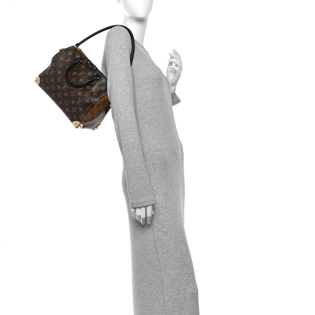 Louis Vuitton Reverse Monogram Speedy Trunk 25