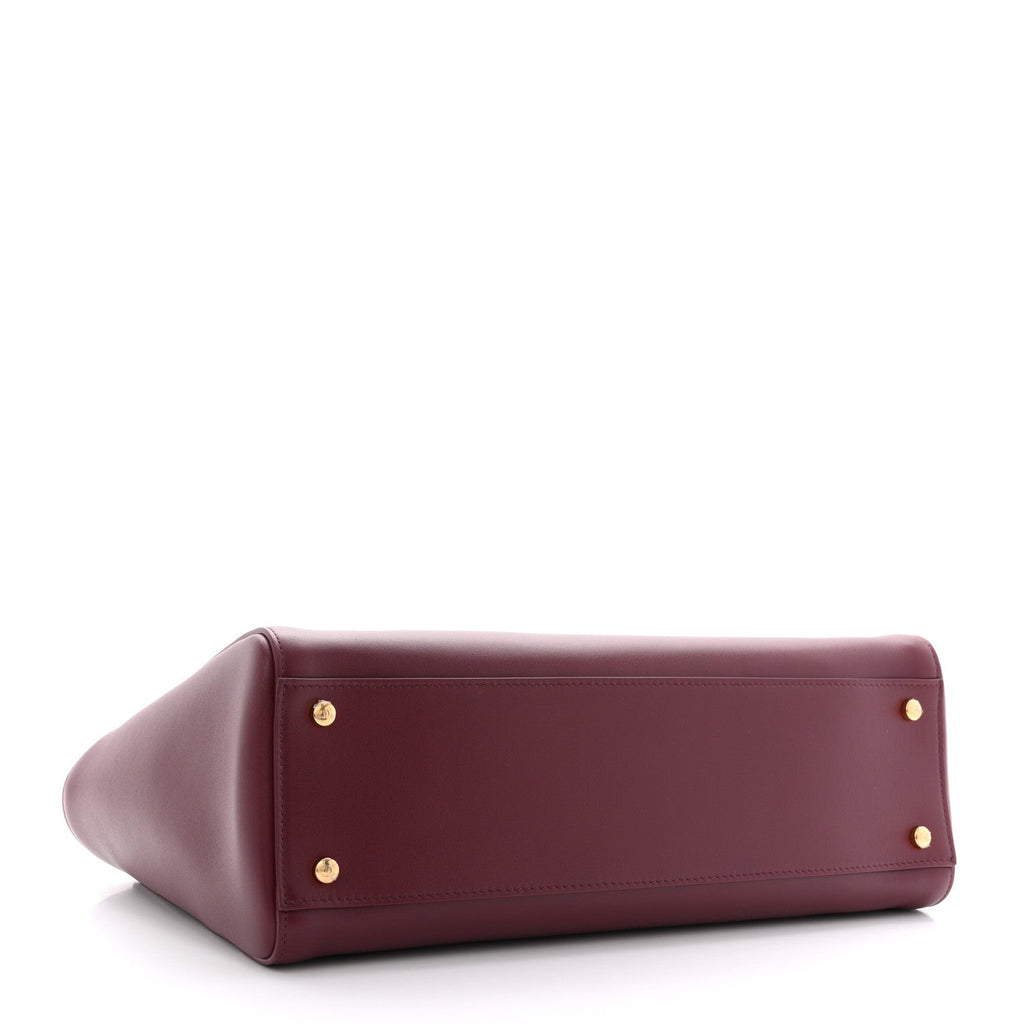 Chanel Calfskin Archetype Small Shopping Tote Dark Burgundy