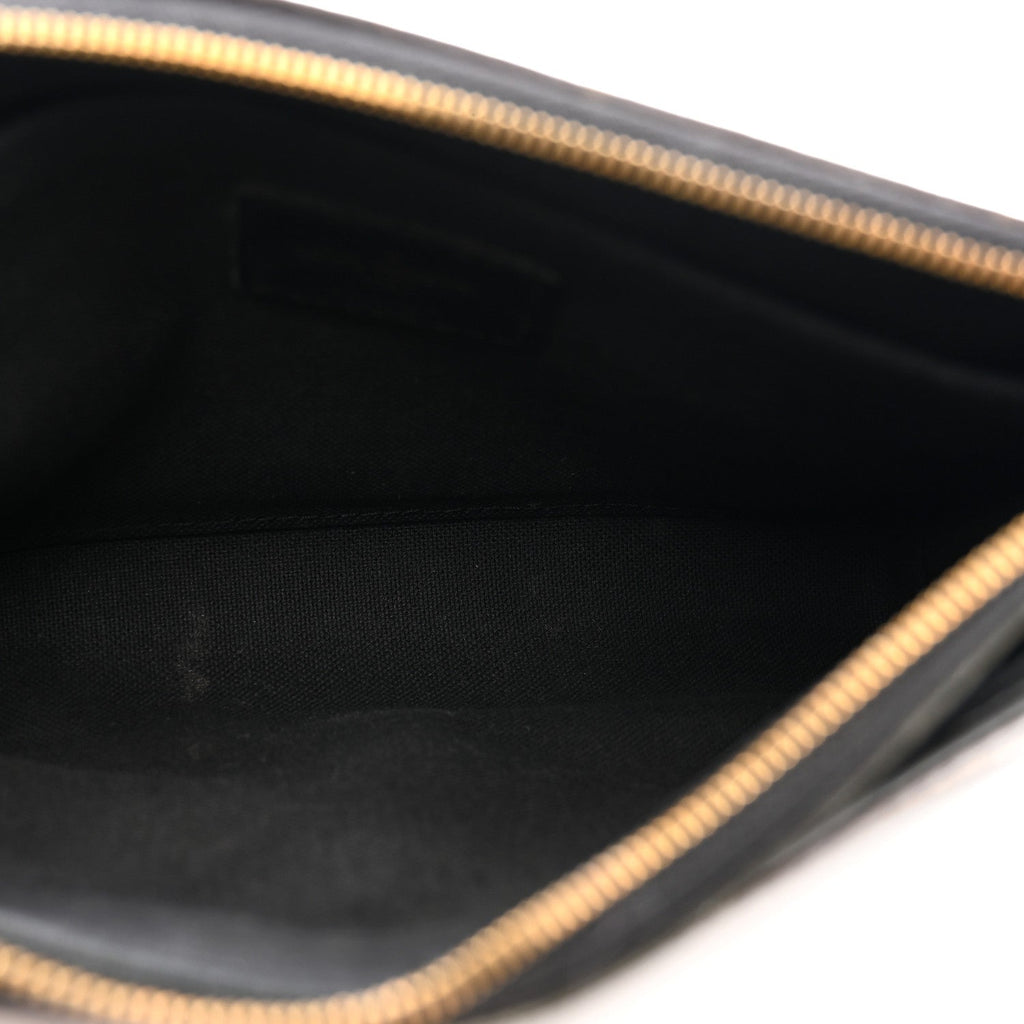 Louis Vuitton Monogram Pallas Clutch Black