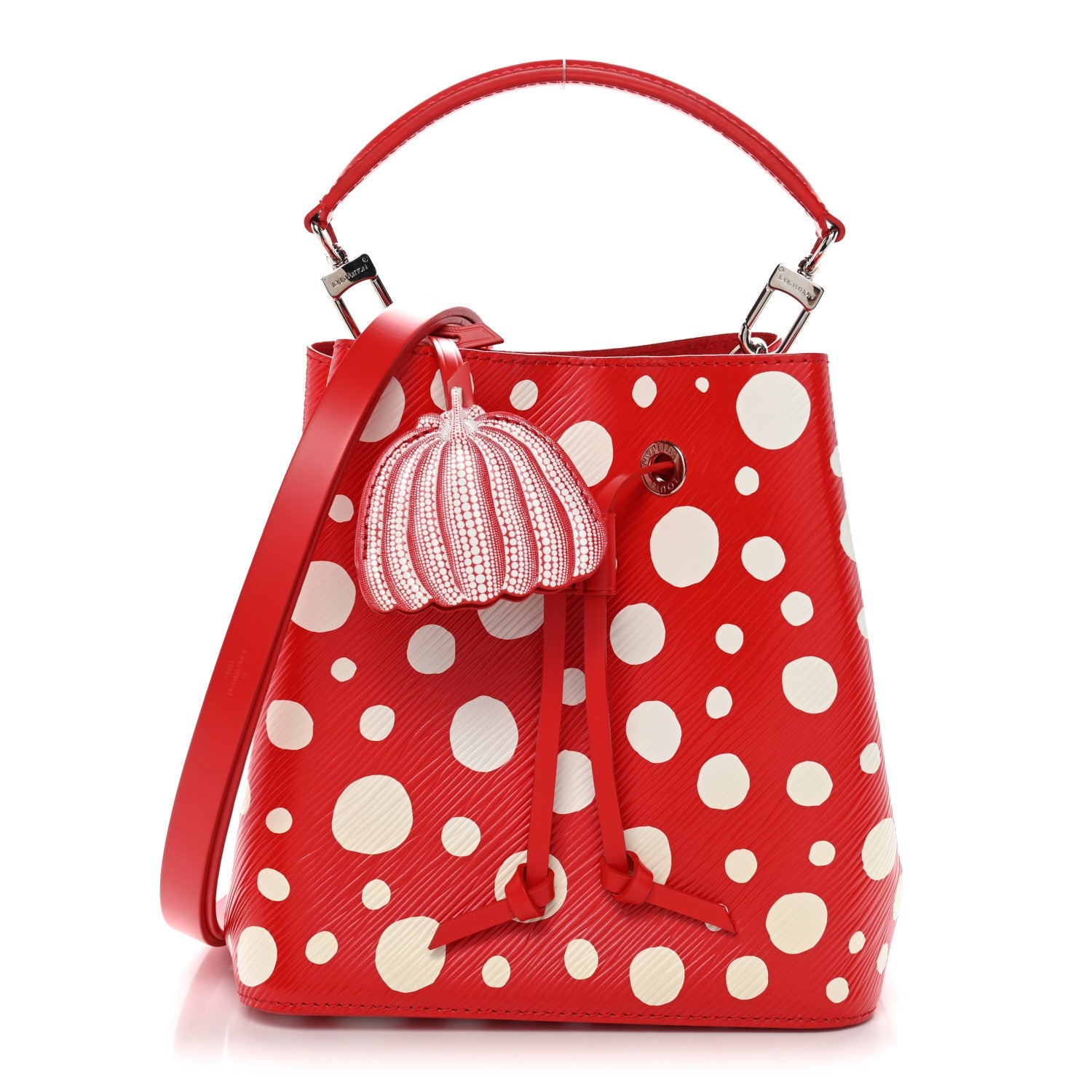 Louis Vuitton LV X YK Epi Neonoe BB Rouge White