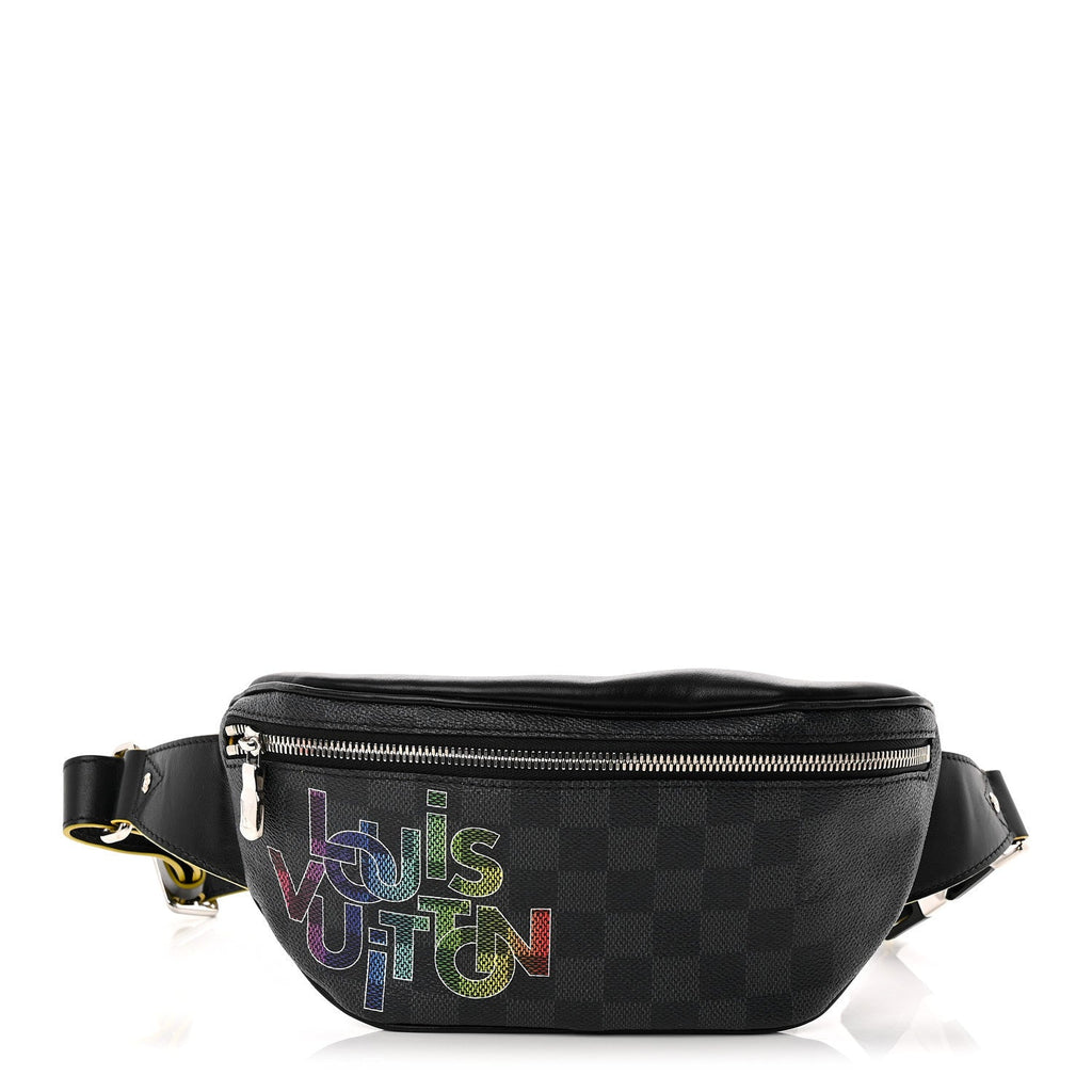 Louis Vuitton Damier Graphite Bumbag Yellow