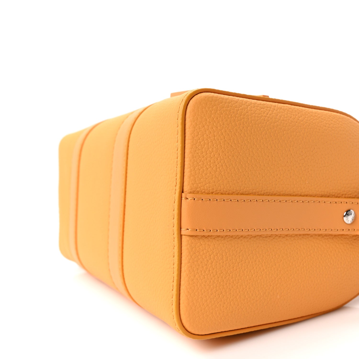 Louis Vuitton Grained Calfskin Aerogram City Keepall Safran Yellow