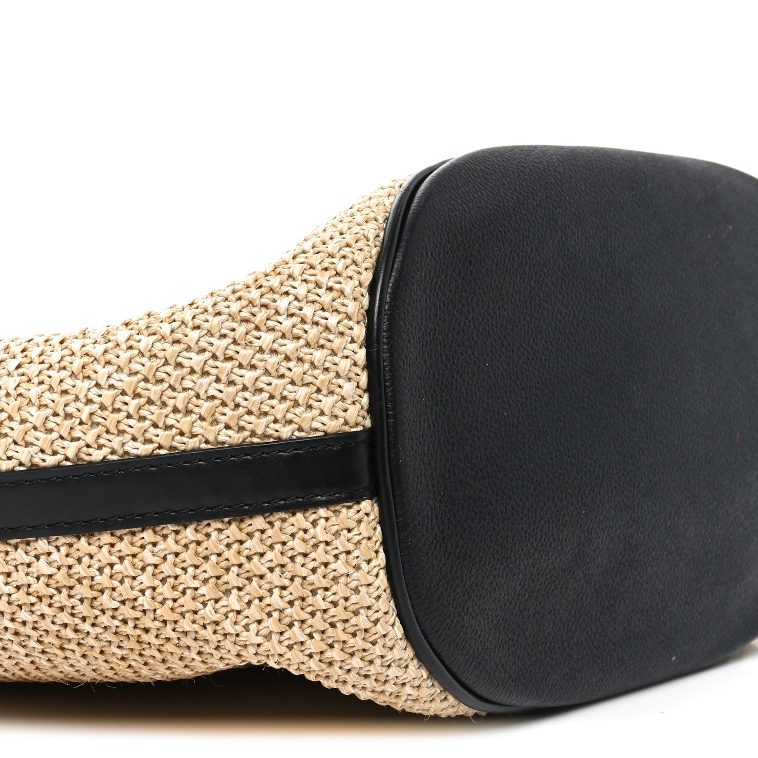 Louis Vuitton Raffia Saint Jacques Tote Black