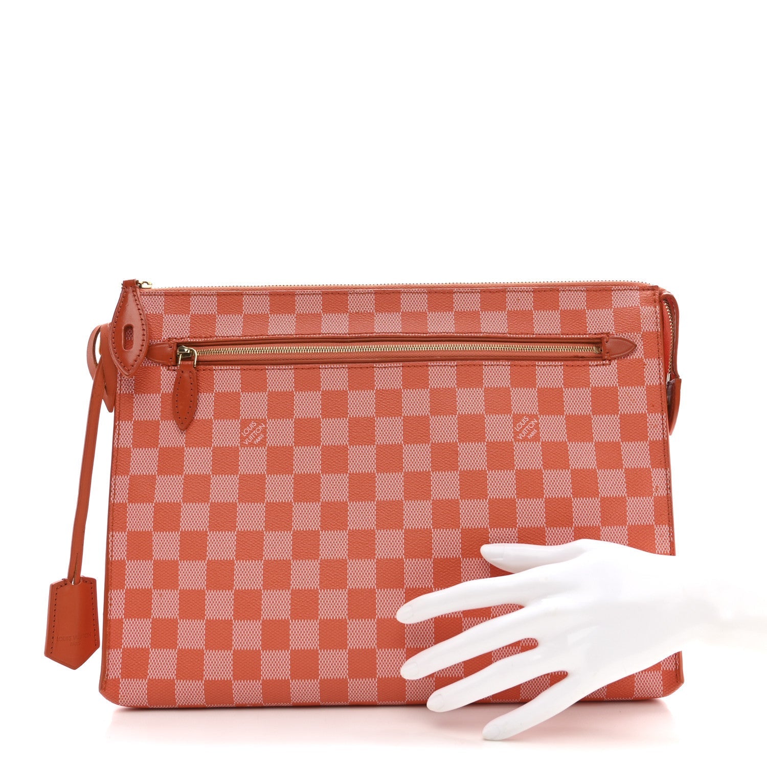 Louis Vuitton Damier Couleurs Kit Clutch Piment