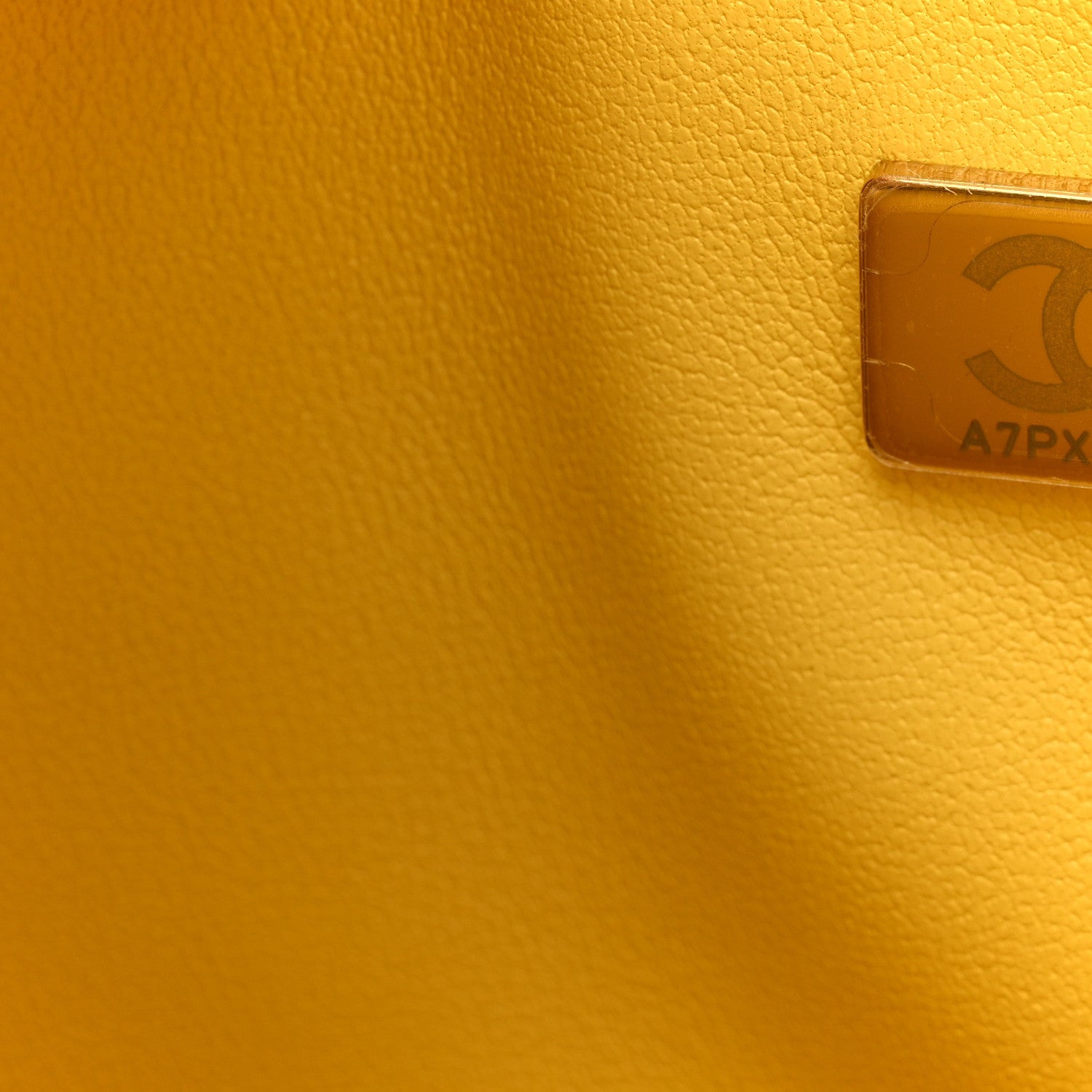Chanel Caviar Quilted Medium Double Flap Yellow