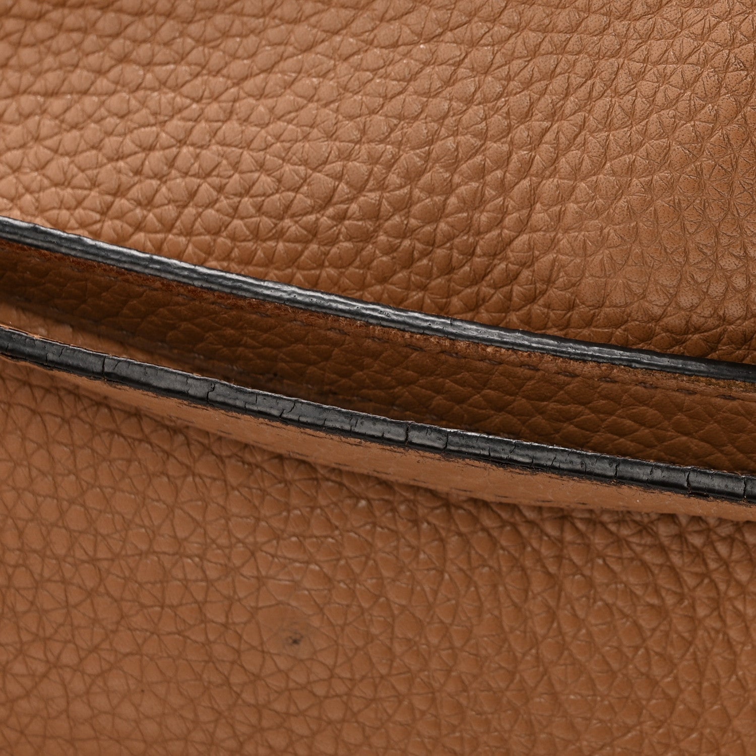 Gucci Pebbled Calfskin Small Soho Disco Bag Camelia