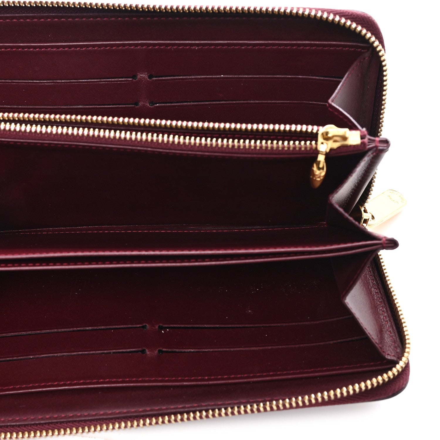 Louis Vuitton Vernis Zippy Wallet Rouge Fauviste