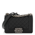 Chanel Caviar Quilted Small Boy Flap Black