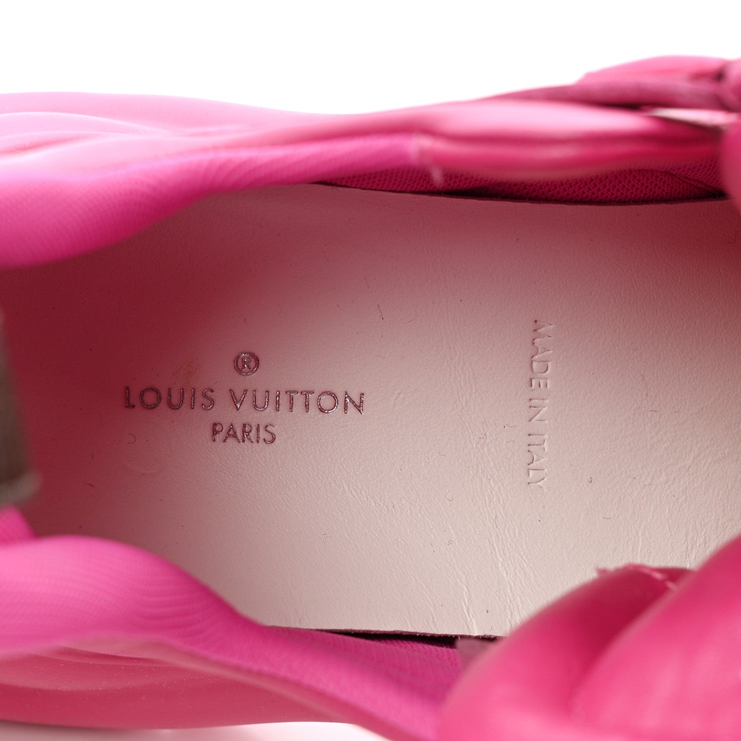 Louis Vuitton Calfskin Technical Nylon LV Archlight Sneakers 37 Rose Pop