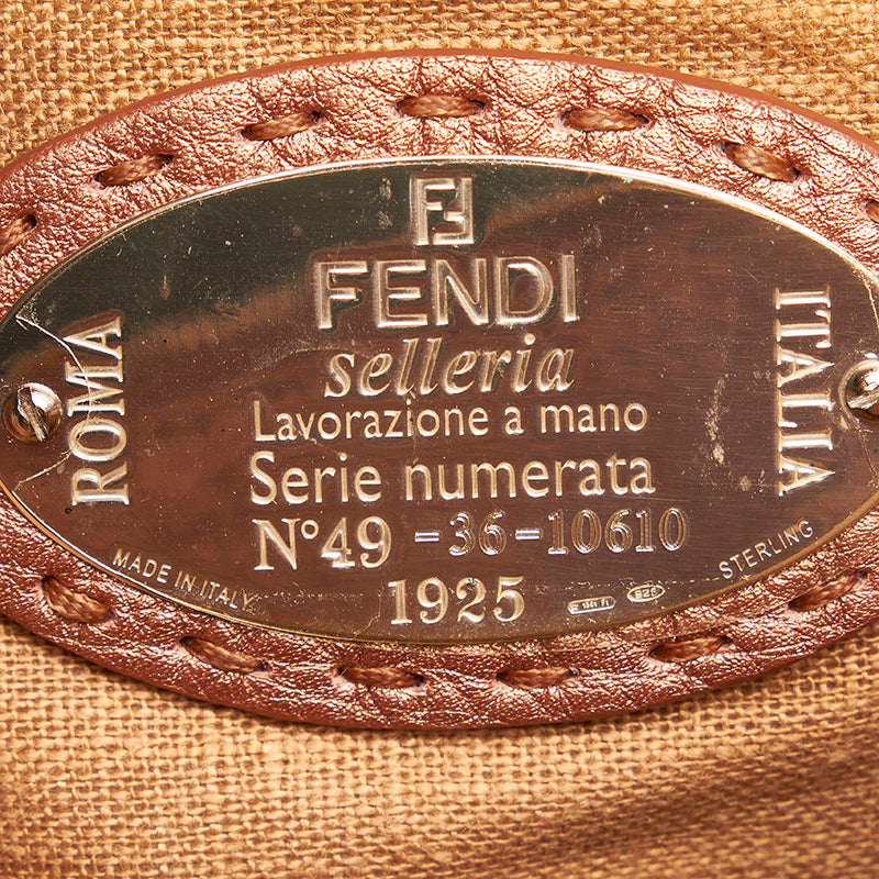 Fendi Selleria Leather Crossbody Bag - '10s