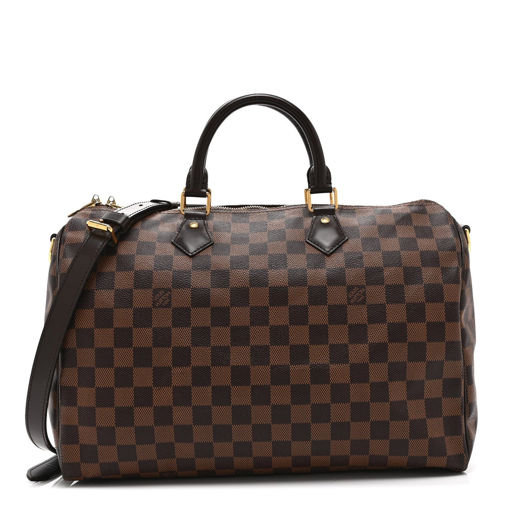 Louis Vuitton Damier Ebene Speedy Bandouliere 35
