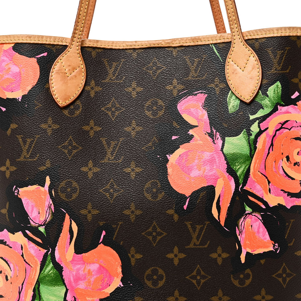 Louis Vuitton Monogram Roses Neverfull MM