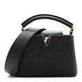Louis Vuitton Taurillon Mini Capucines Black