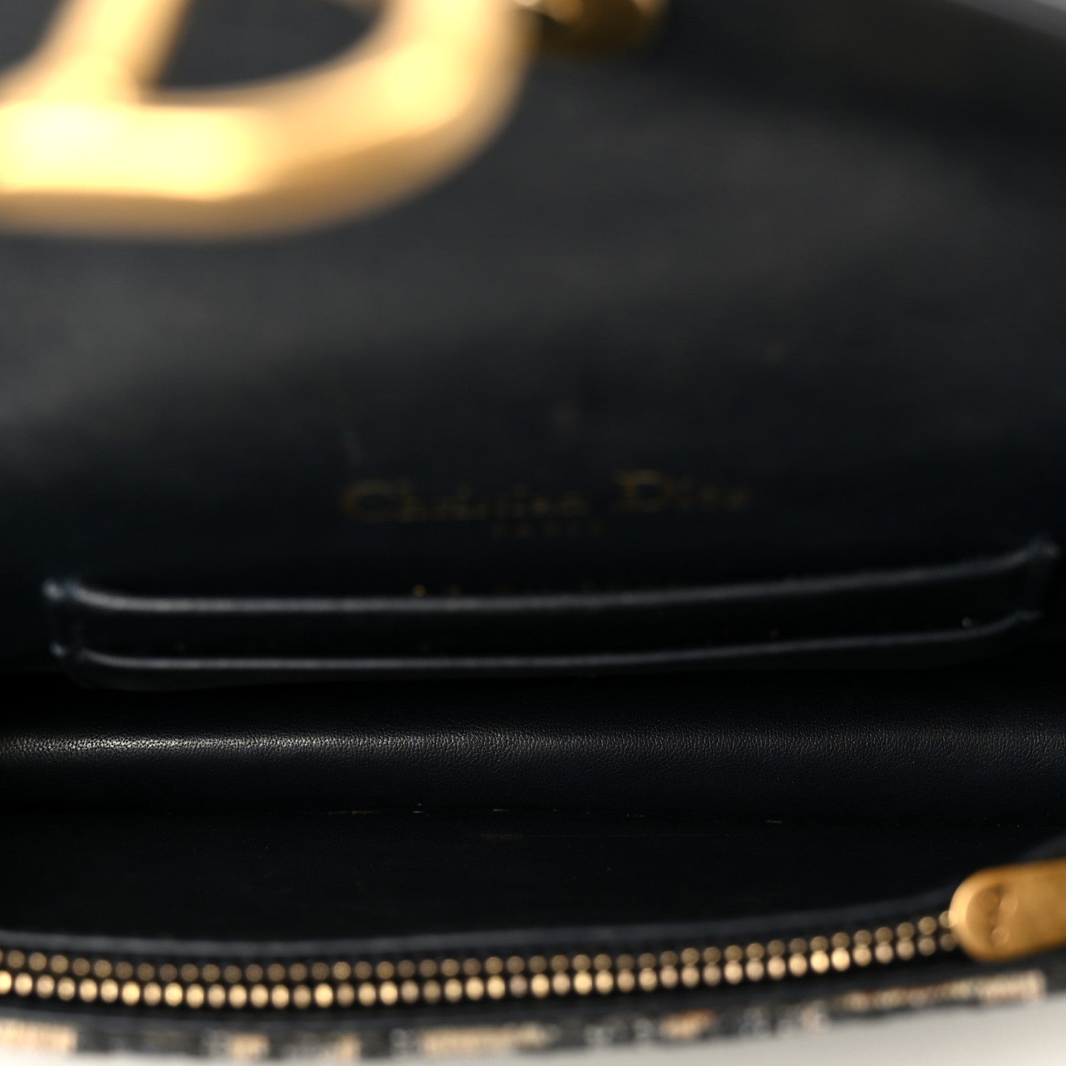 Christian Dior Oblique Saddle Belt Bag Blue