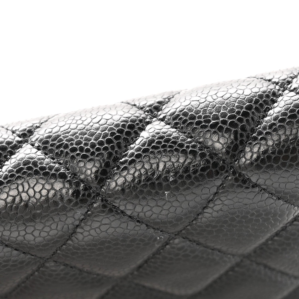 Chanel Caviar Quilted Wallet on Chain WOC Black