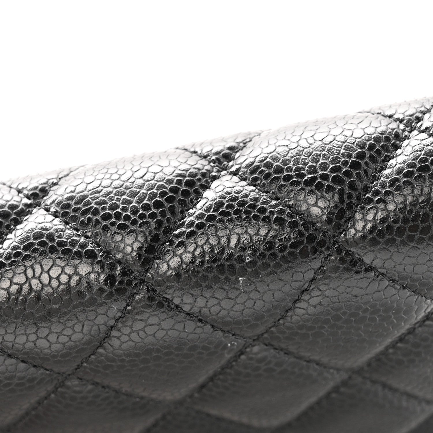 Chanel Caviar Quilted Wallet on Chain WOC Black
