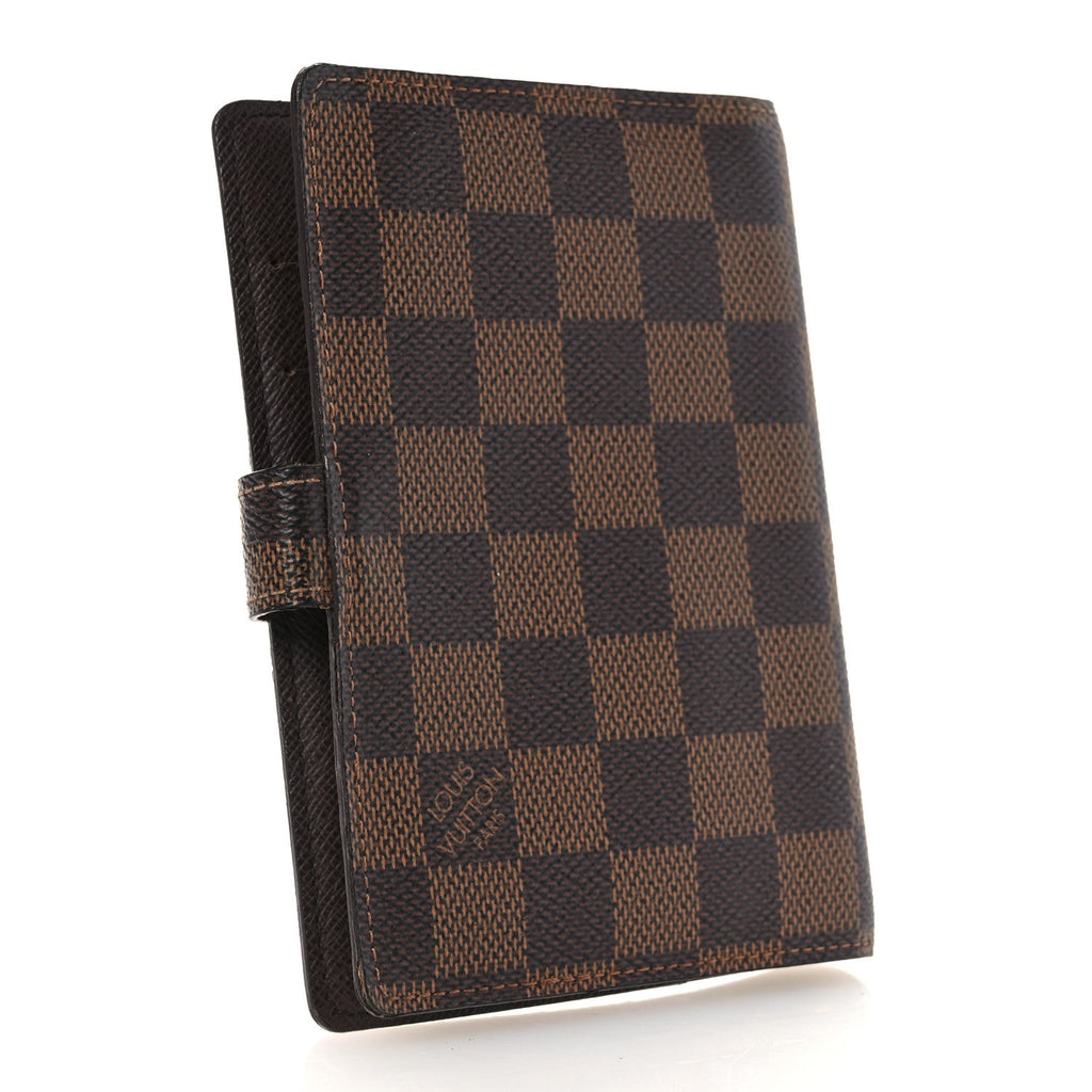 Louis Vuitton Damier Ebene Small Ring Agenda Cover
