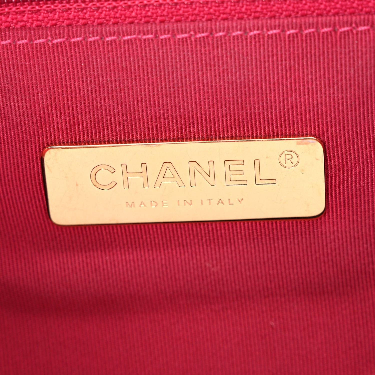 Chanel Goatskin Quilted Large Chanel 19 Flap Pink