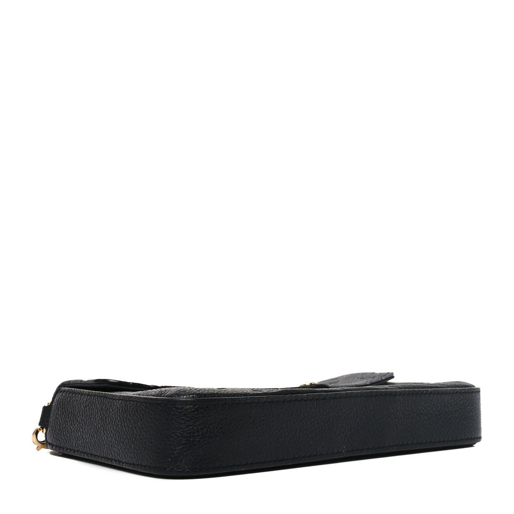 Louis Vuitton Empreinte Pochette Felicie Chain Wallet Black