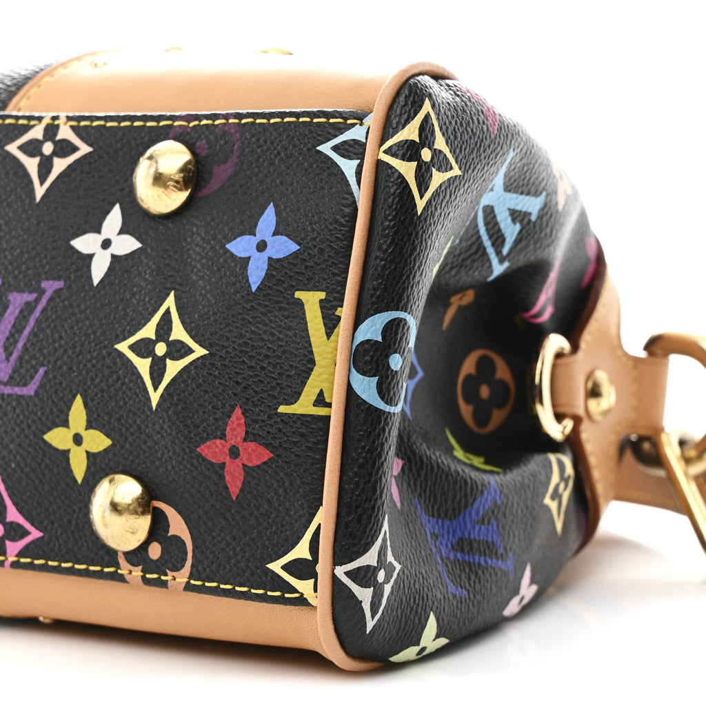 Louis Vuitton Monogram Multicolor Beverly MM Black