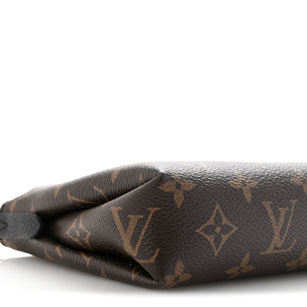 Louis Vuitton Monogram Pallas Clutch Black