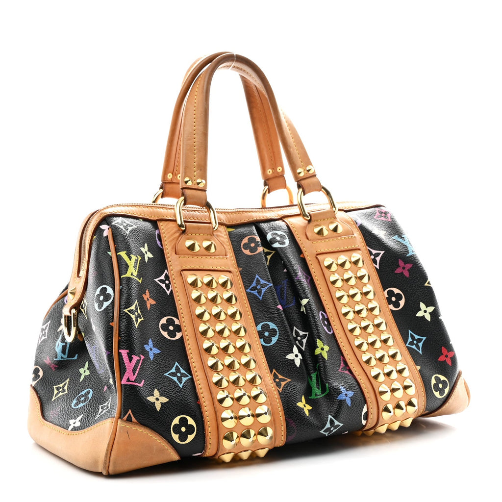 Louis Vuitton Monogram Multicolor Courtney MM Black