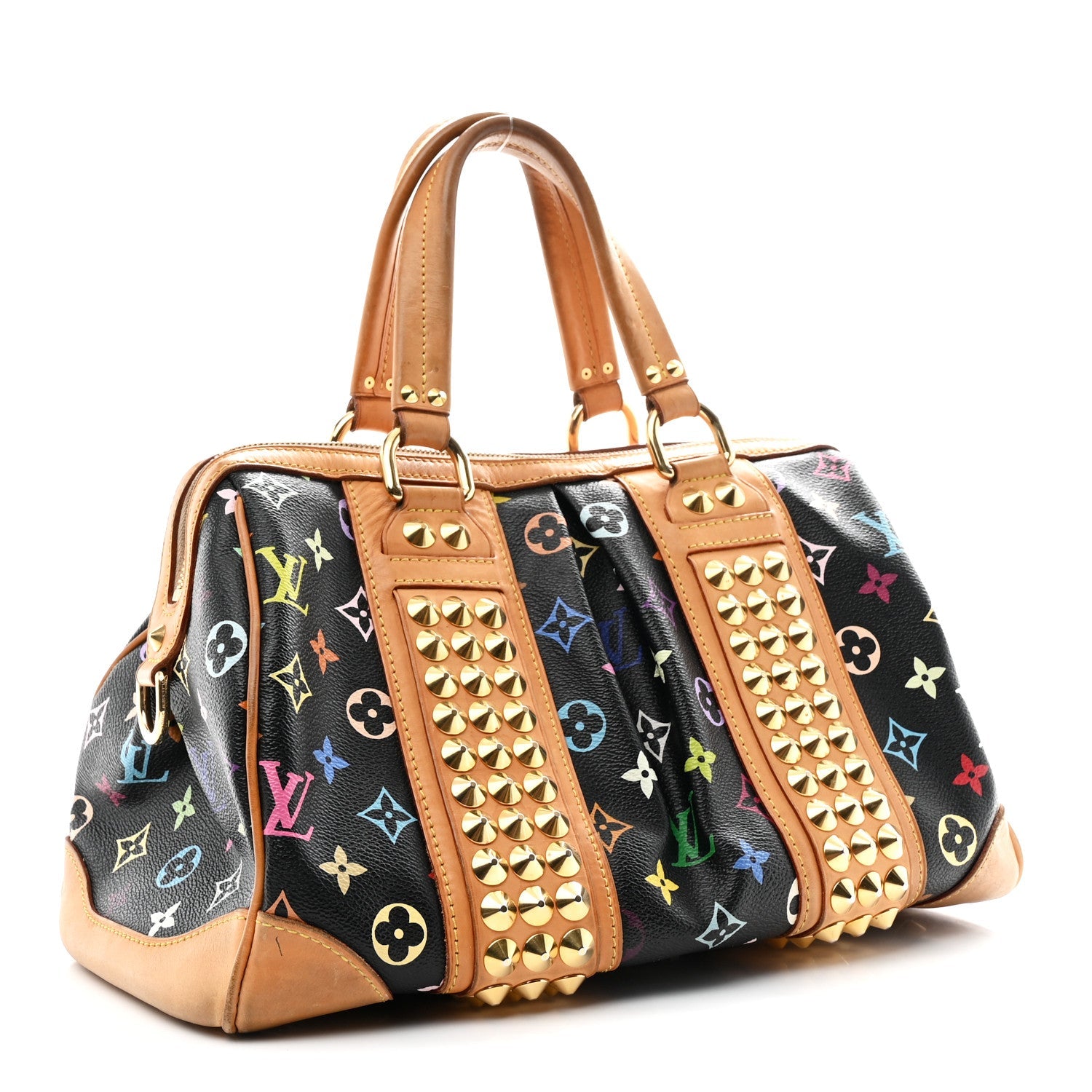 Louis Vuitton Monogram Multicolor Courtney MM Black