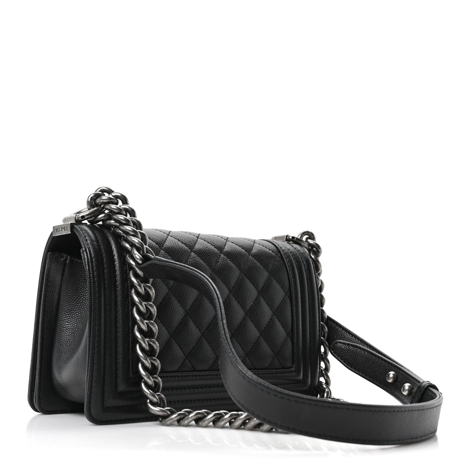 Chanel Caviar Quilted Small Boy Flap Black